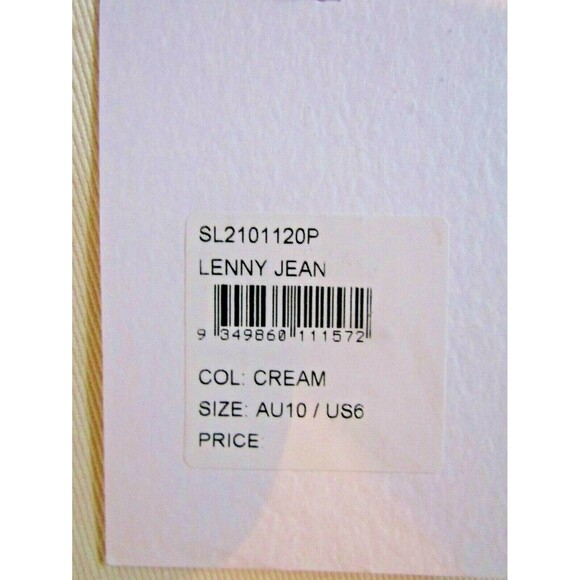 SIGNIFICANT OTHER LENNY JEANS CREAM Womens Pants MRP $229 NWT Size 6 - Picture 10 of 10